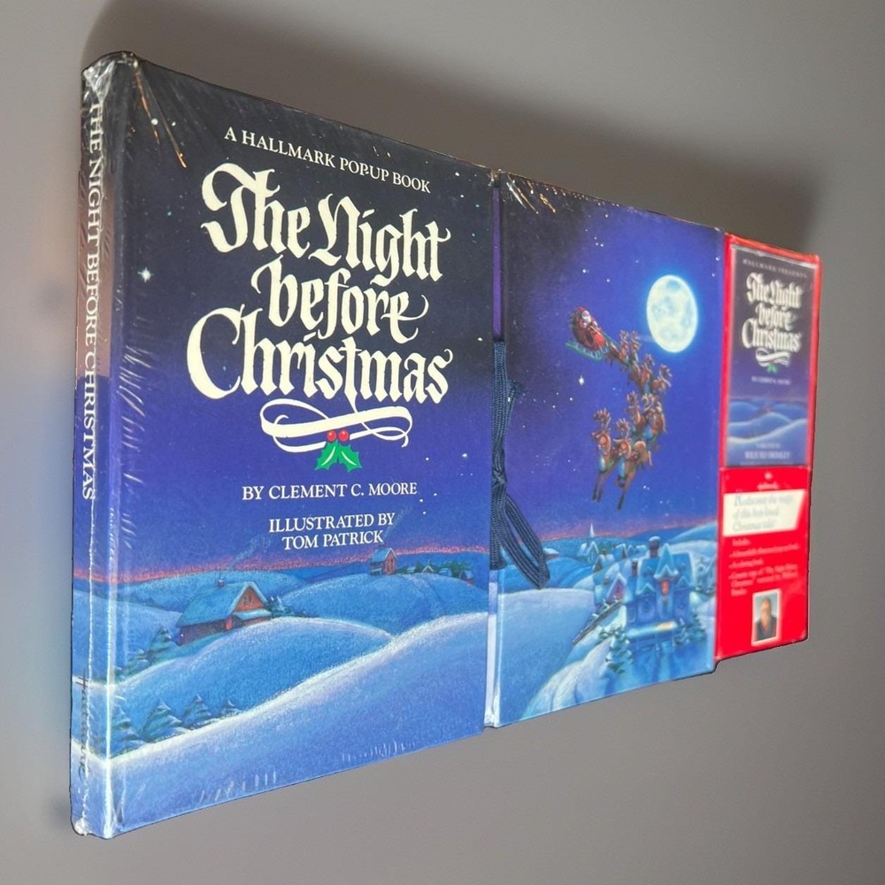 The Night Before Christmas Hallmark Pop-Up Coloring Book Clement C. Moore Sealed